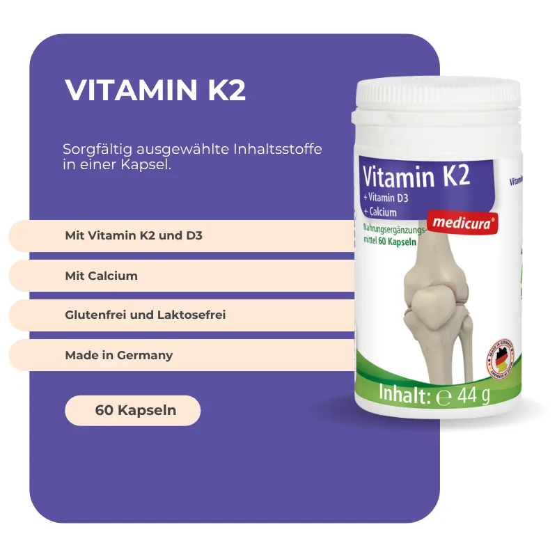 Medicura Vitamin K2 - 60 Kapseln
