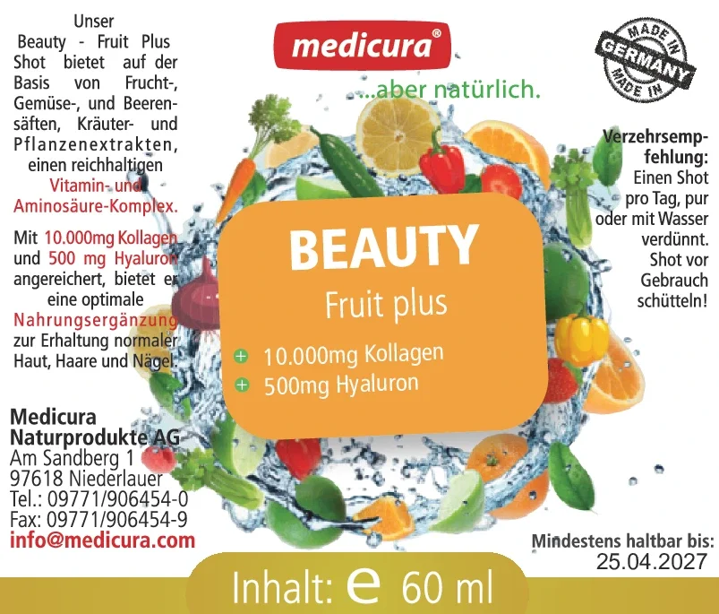 Beauty - Fruit plus - 7 Shots á 60 ml