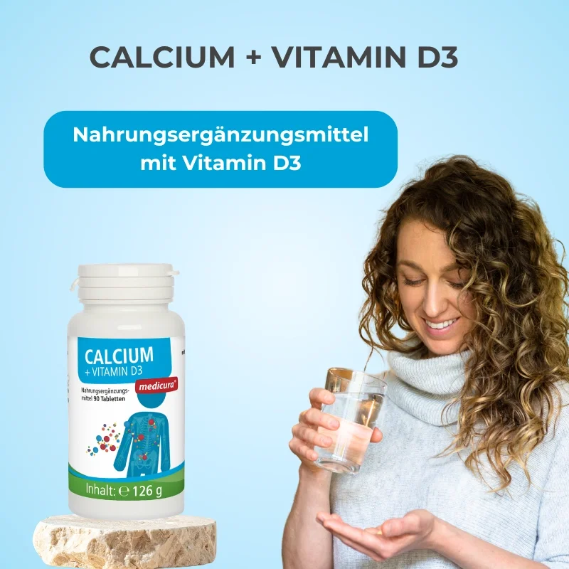 Medicura Calcium + Vitamin D3 90 Kapseln