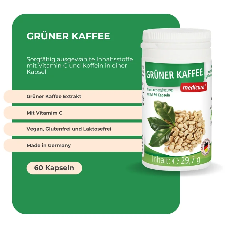 Medicura Grüner Kaffee 60 Kapseln