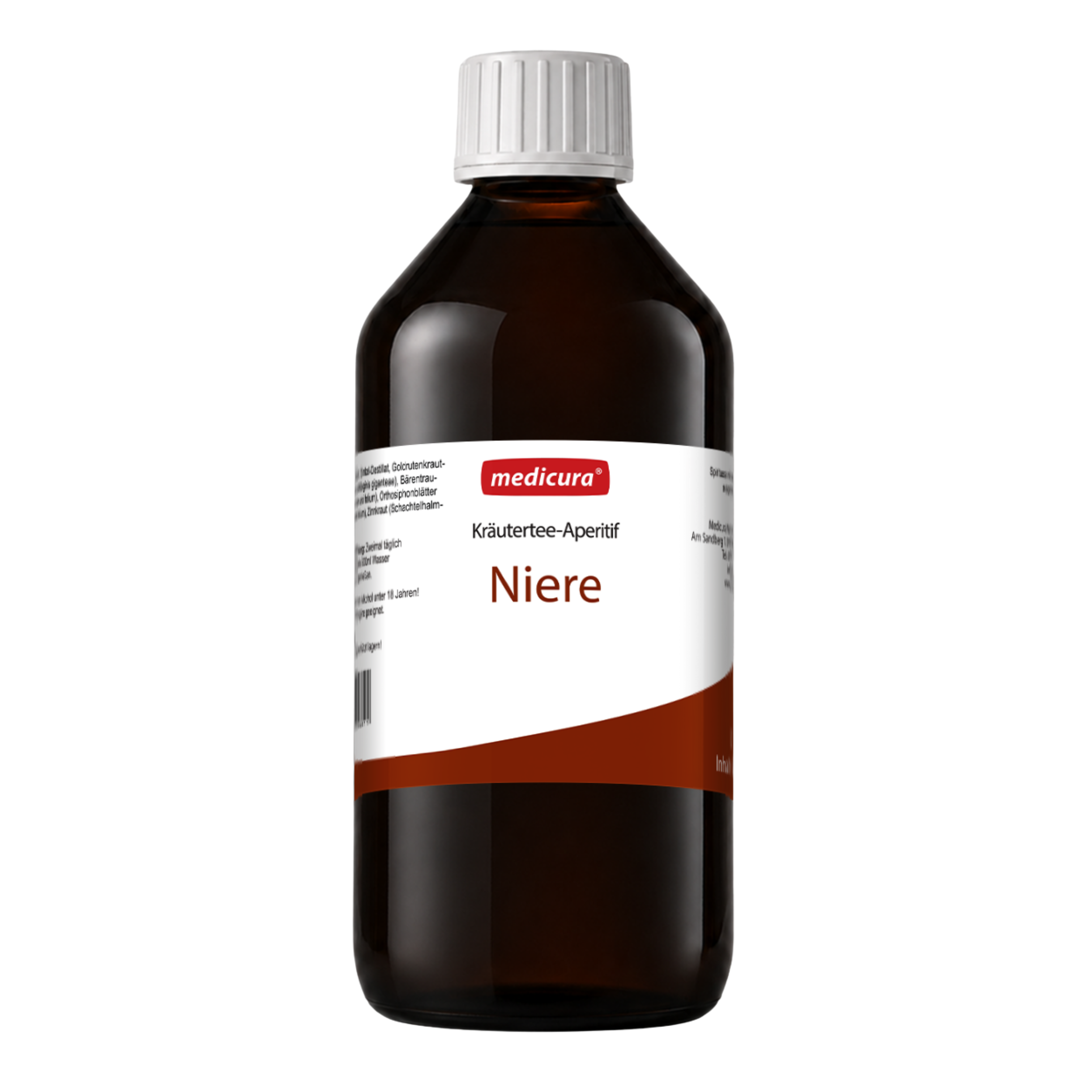 Kräutertee-Aperitif Niere - 500 ml Glasflasche