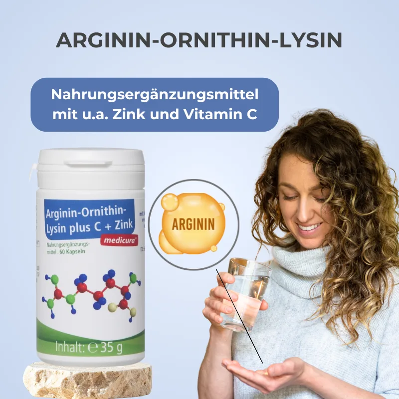 Medicura Arginin - 60 Kapseln