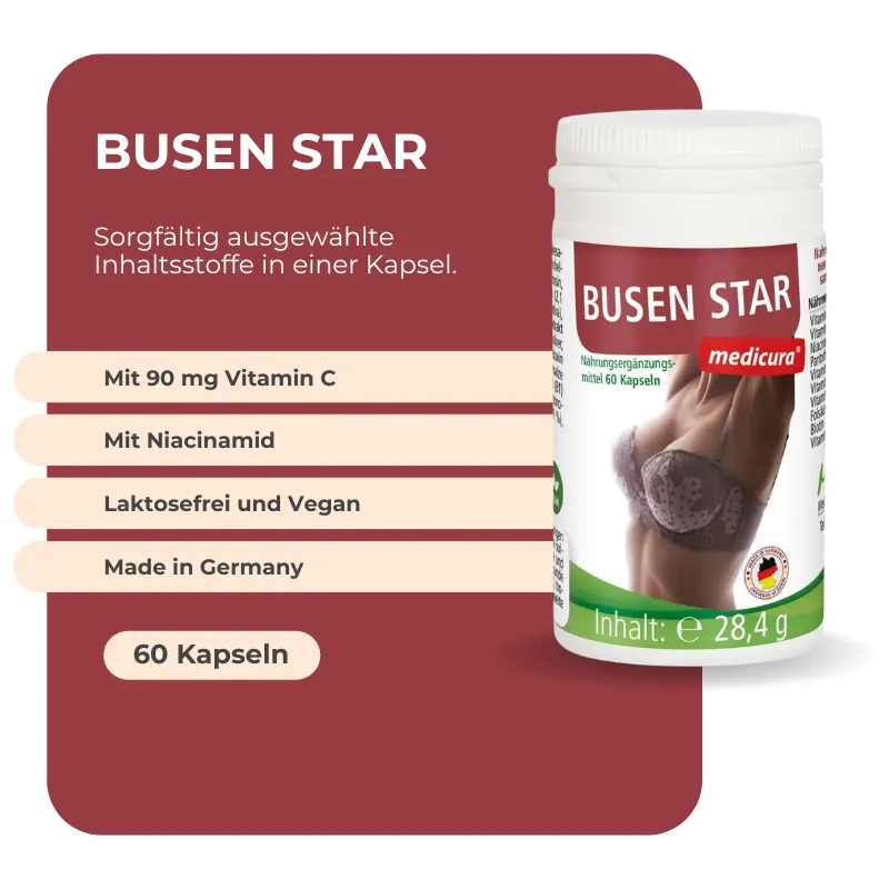 Medicura Busen Star - 60 Kapseln