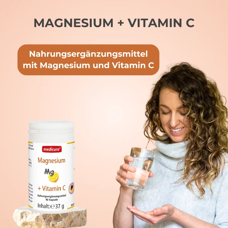 Medicura Magnesium + Vitamin C - 90 Kapseln