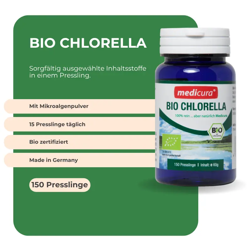 Medicura BIO Chlorella 150 Presslinge