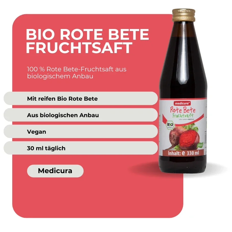 Medicura Bio Rote Bete Fruchtsaft - 330 ml