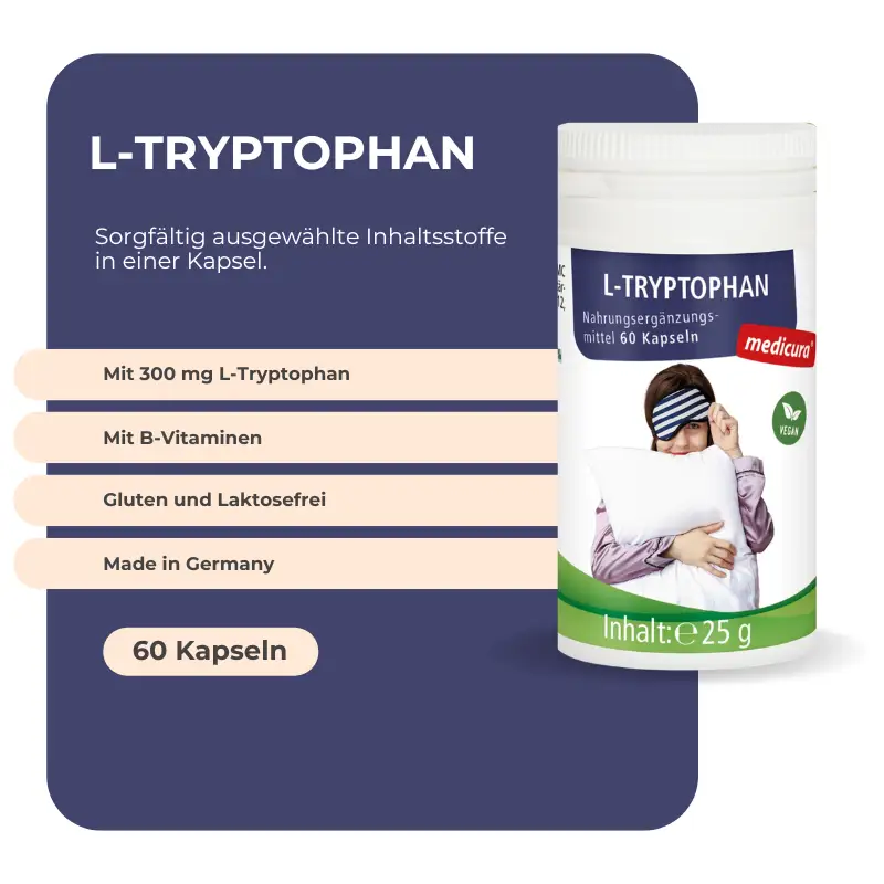 Medicura L-Tryptophan - 60 Kapseln
