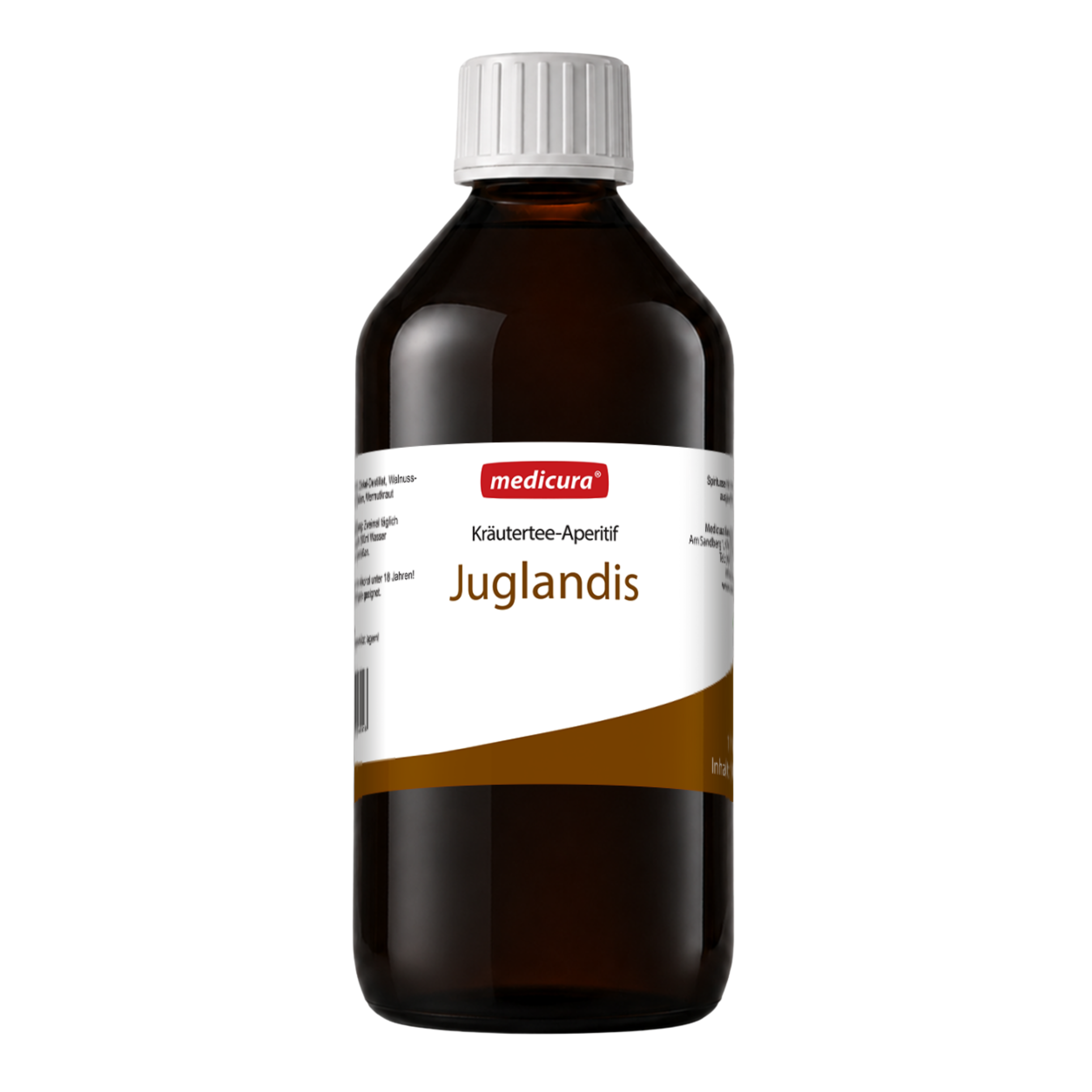 Kräutertee-Aperitif Juglandis - 500 ml Glasflasche