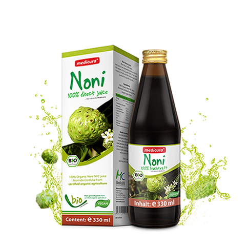 Bio Noni 100 % Direktsaft - 330 ml Glasflasche Bio Noni 100 % Direktsaft - 330 ml Glasflasche