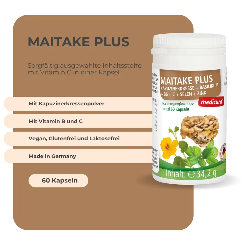 Medicura Maitake Plus - 60 Kapseln