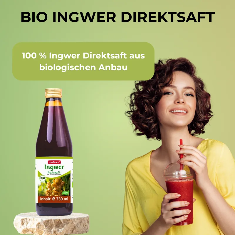 Medicura Bio Ingwer Direktsaft - 330 ml