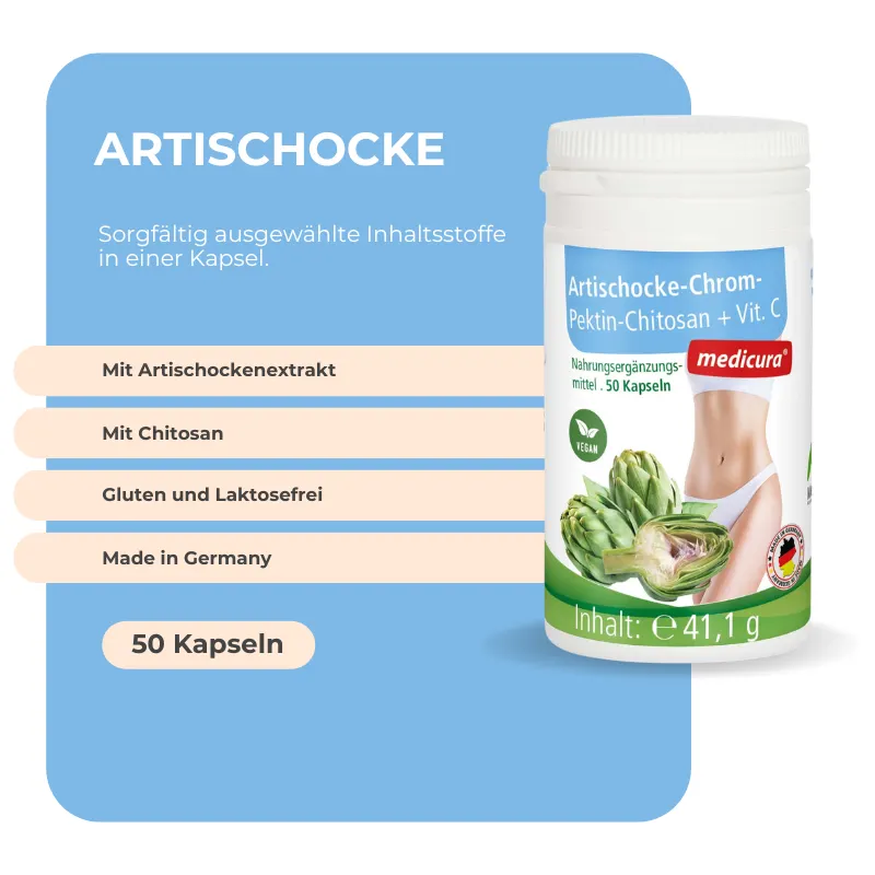 Medicura Artischocke - 50 Kapseln