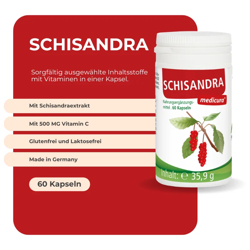 Medicura Schisandra - 60 Kapseln