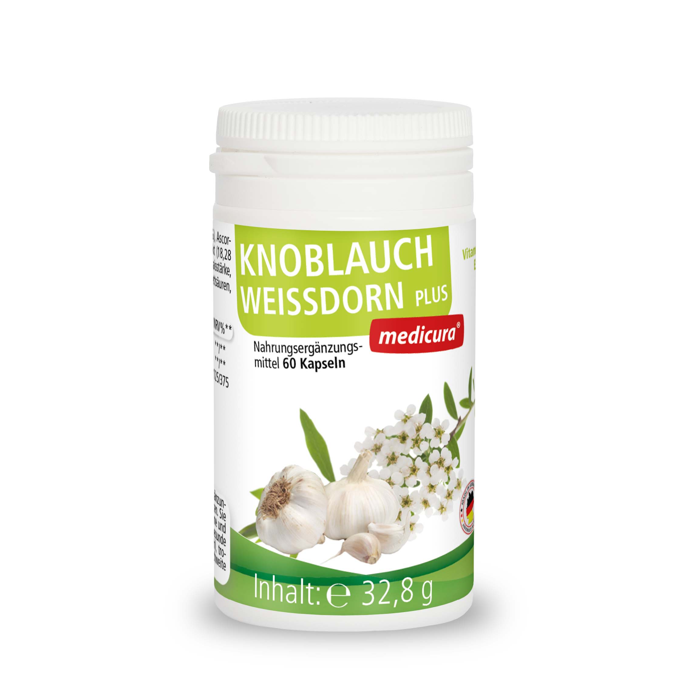 Knoblauch Weißdorn Plus - 60 Kapseln Knoblauch Weißdorn Plus - 60 Kapseln