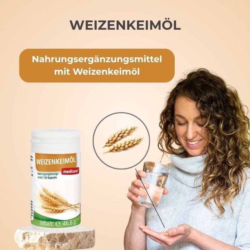 Weizenkeimöl - 120 Kapseln