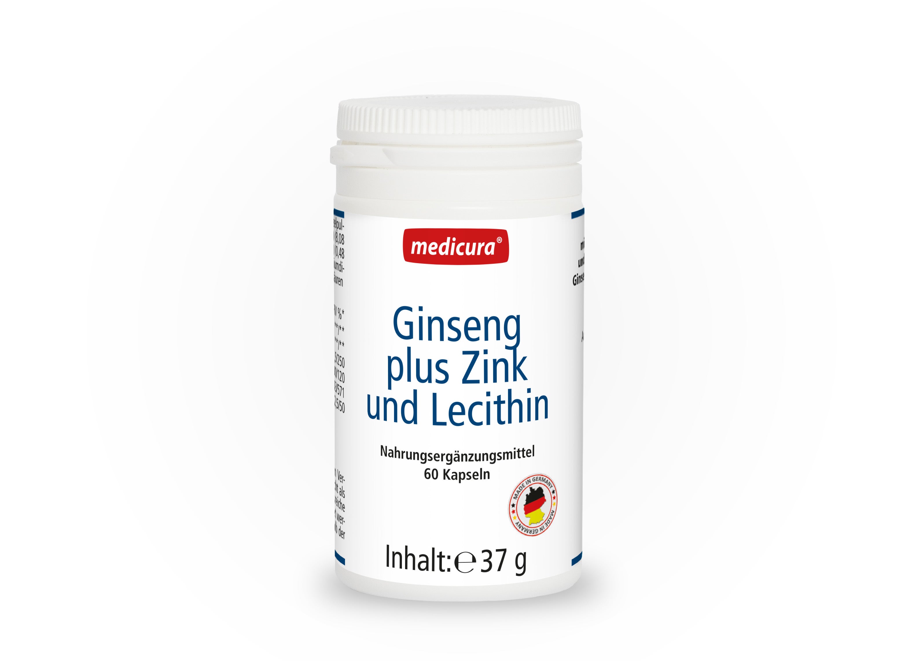 Ginseng + Zink + Lecithin - 60 Kapseln Ginseng + Zink + Lecithin - 60 Kapseln