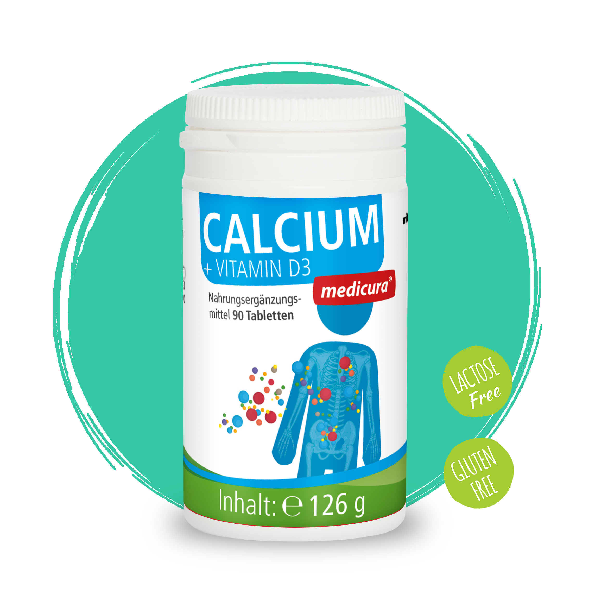 Calcium + Vitamin D3 - 90 Tabletten Calcium + Vitamin D3 - 90 Tabletten