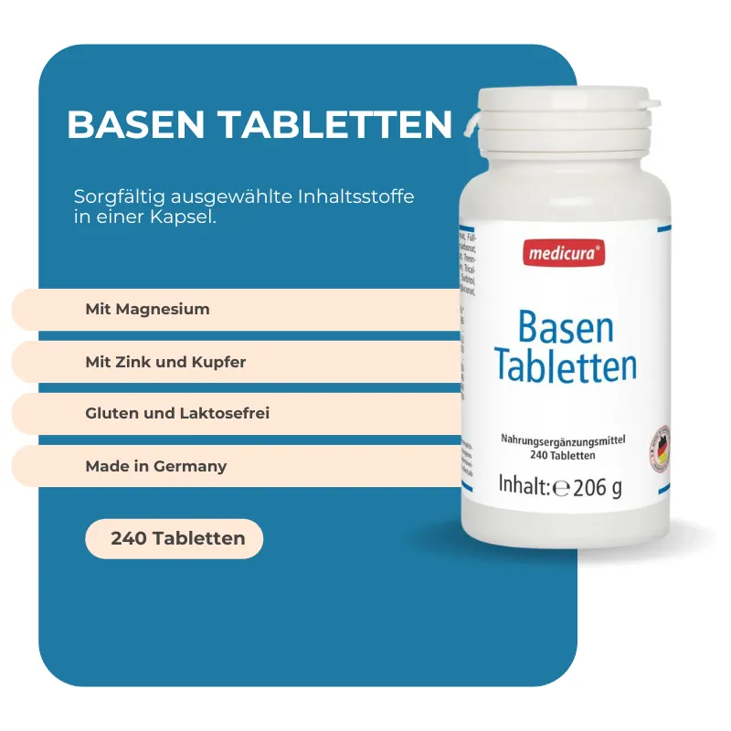 Medicura Basen Tabletten - 240 Tabletten