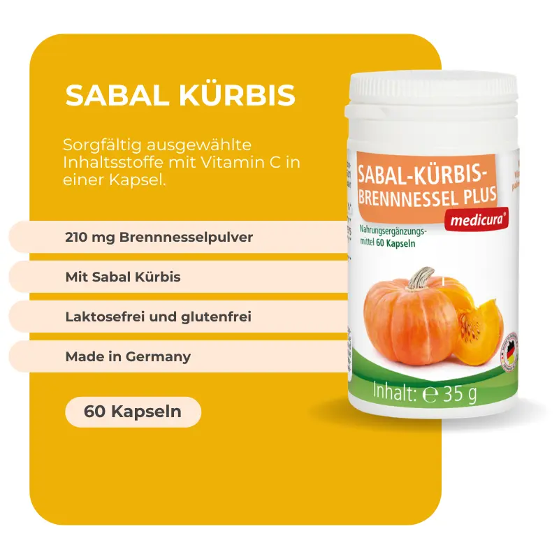 Medicura Sabal-Kürbis 60 Kapseln