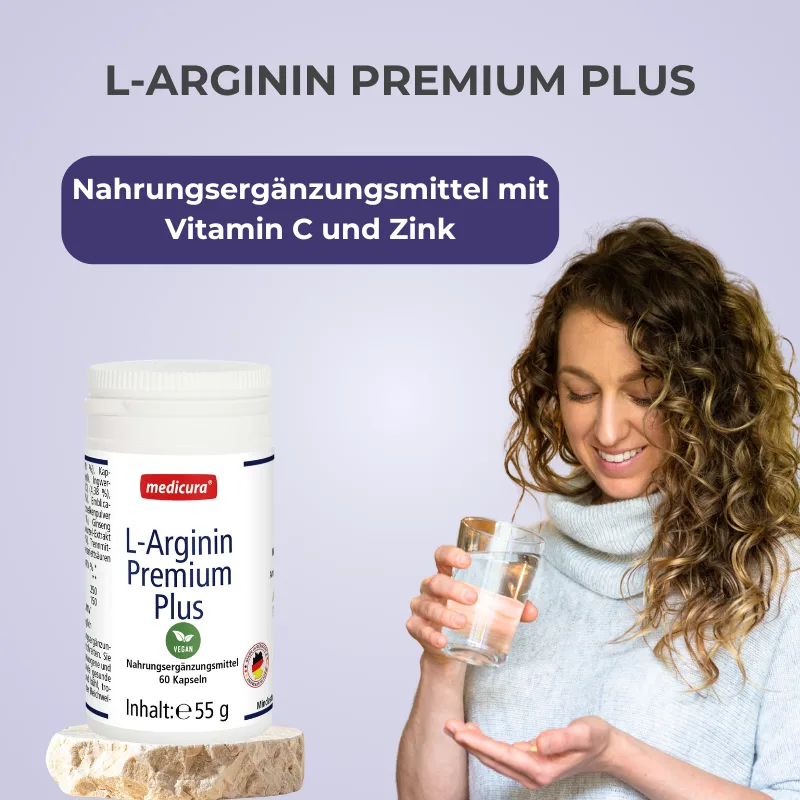 Medicura L-Arginin Premium Plus - 60 Kapseln