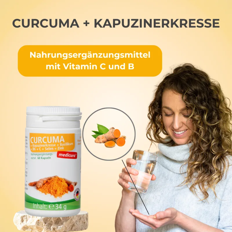 Medicura Curcuma + Kapuzinerkresse - 60 Kapseln