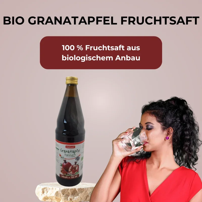 Medicura Bio Granatapfel Fruchtsaft - 750 ml