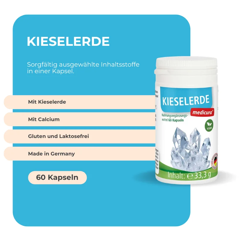 Medicura Kieselerde - 60 Kapseln
