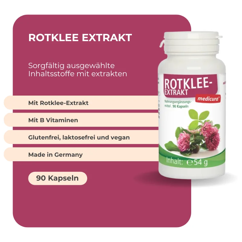 Medicura Rotklee Extrakt - 90 Kapseln