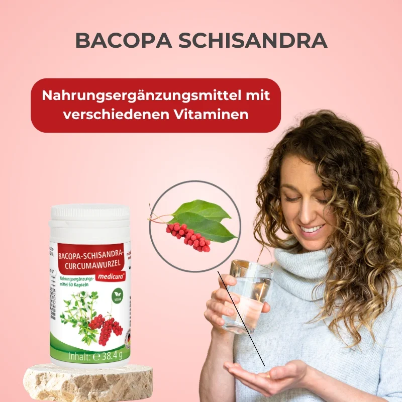 Medicura Bacopa Schisandra 60 kapseln