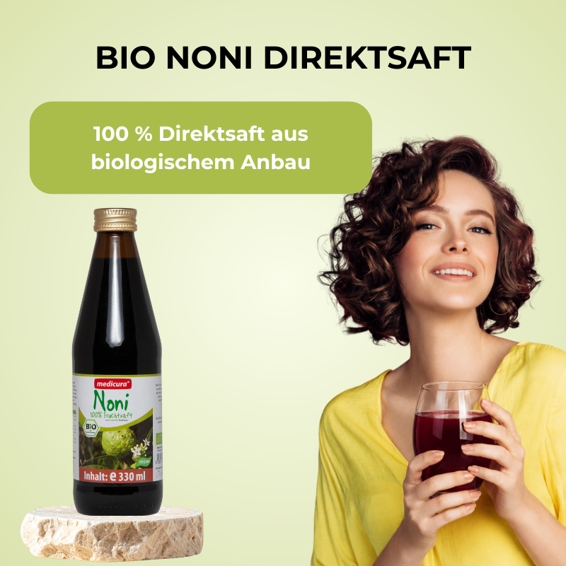 Bio Noni 100 % Direktsaft  - 330 ml Glasflasche