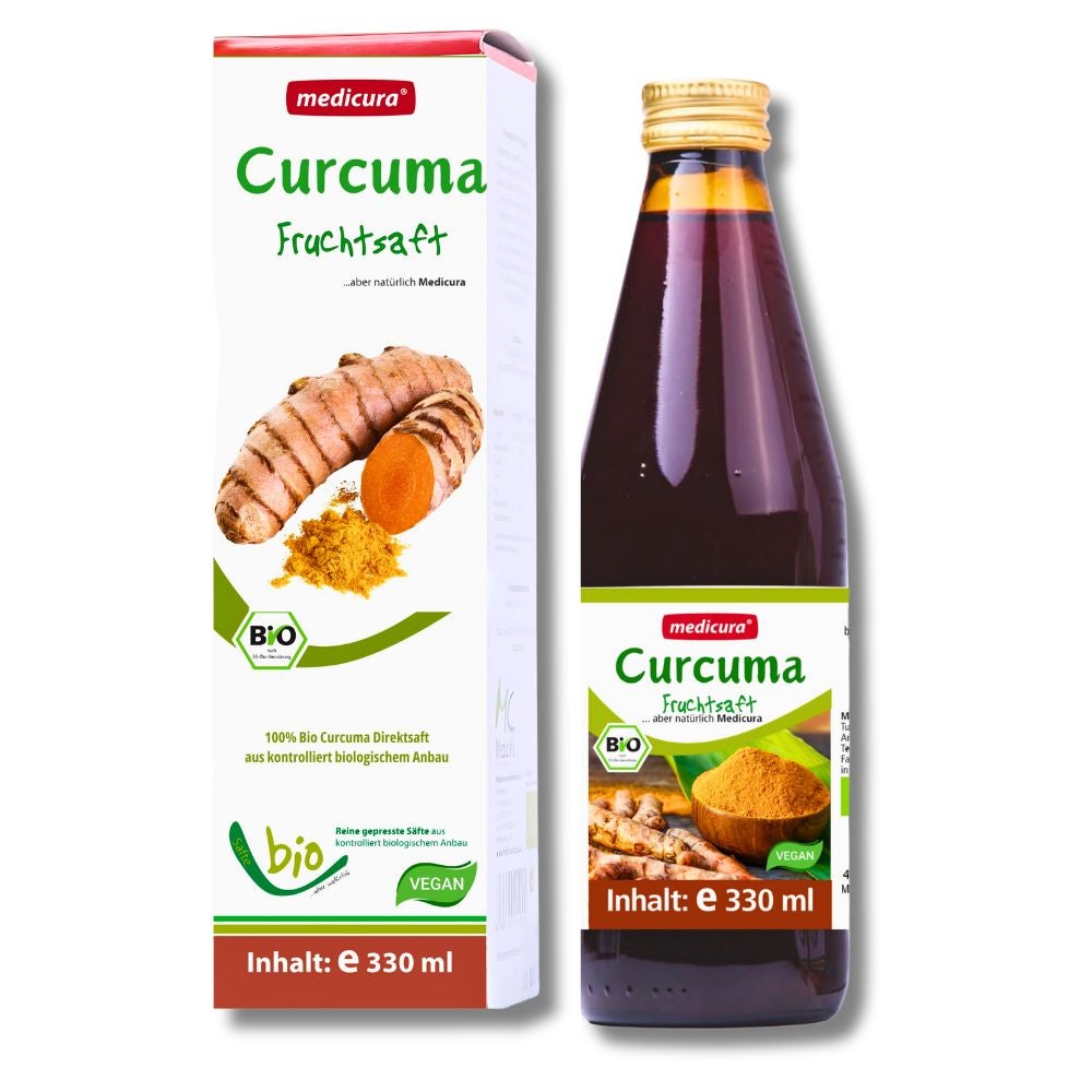 Bio Curcuma 100 % Fruchtsaft - 330 ml Glasflasche