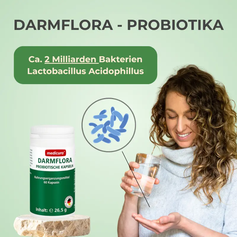 Bildbeschreibung Darmflora - Probiotika
