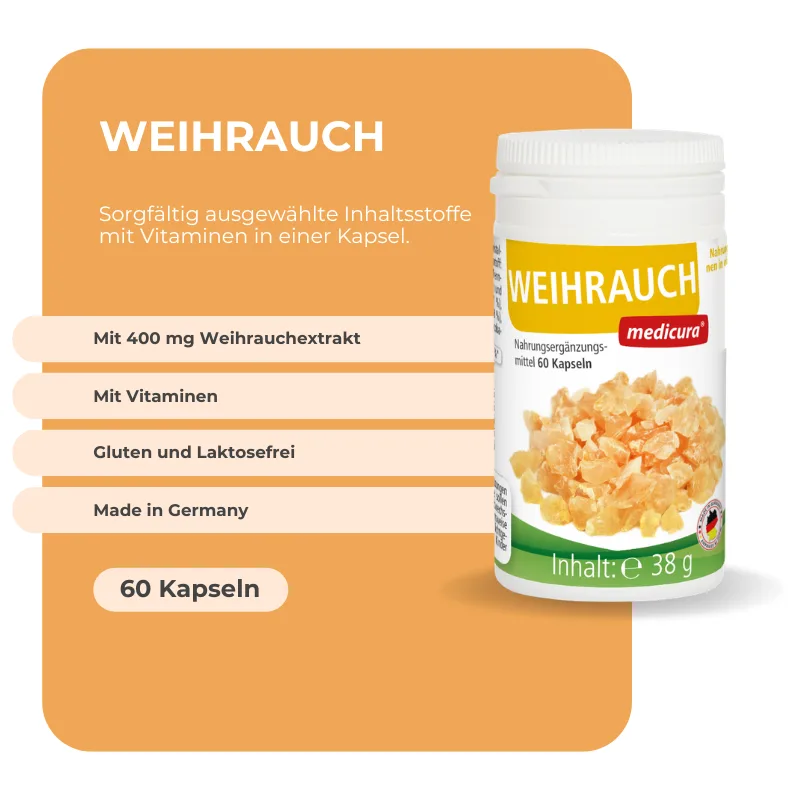 Medicura Weihrauch - 60 Kapseln