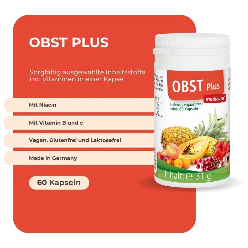Medicura Obst Plus - 60 Kapseln
