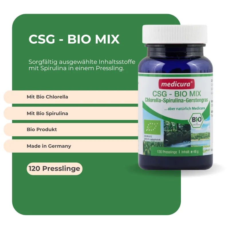 Medicura CSG - Bio mix - 120 Presslinge