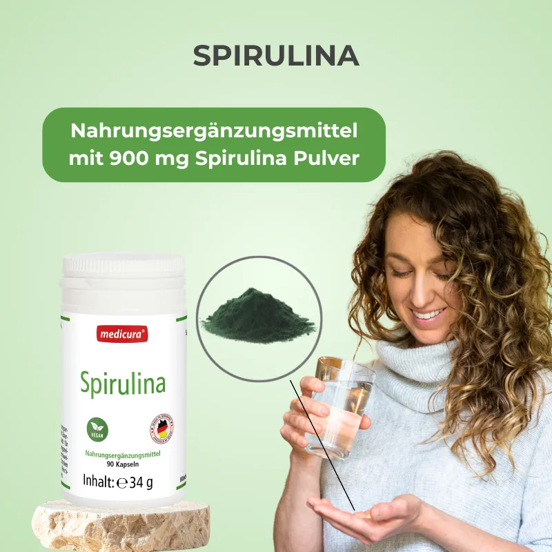 Medicura Spirulina - 90 Kapseln