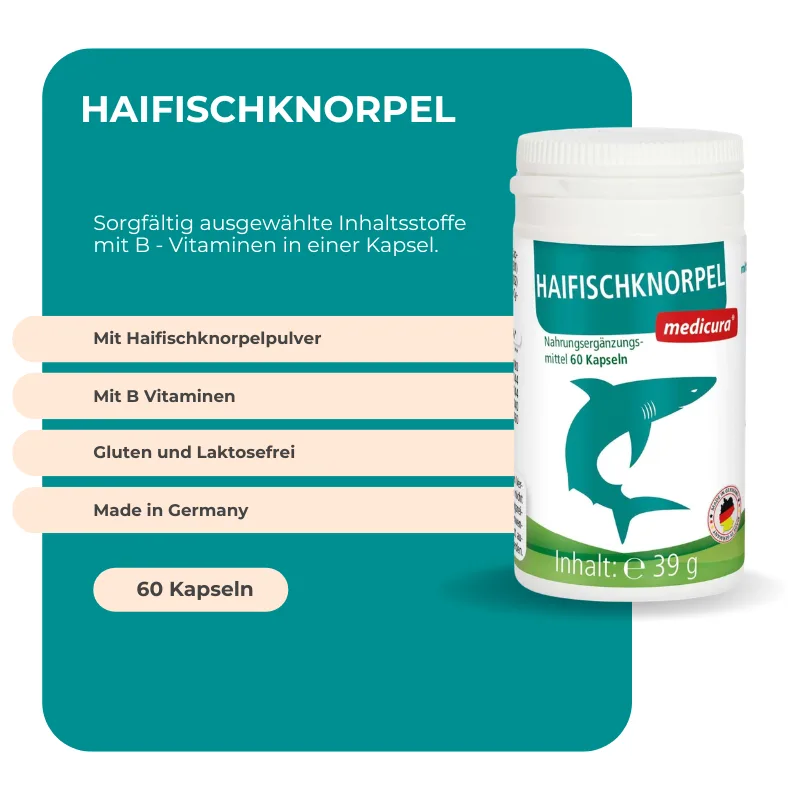 Medicura Haifischknorpel - 60 Kapseln