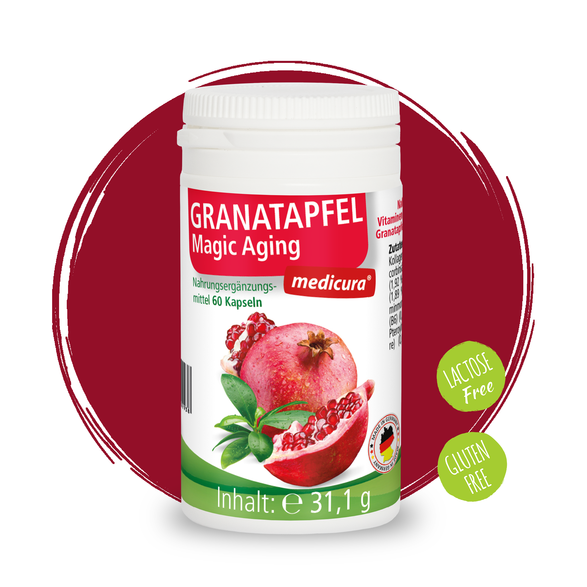 Granatapfel Magic Aging - 60 Kapseln Granatapfel Magic Aging - 60 Kapseln