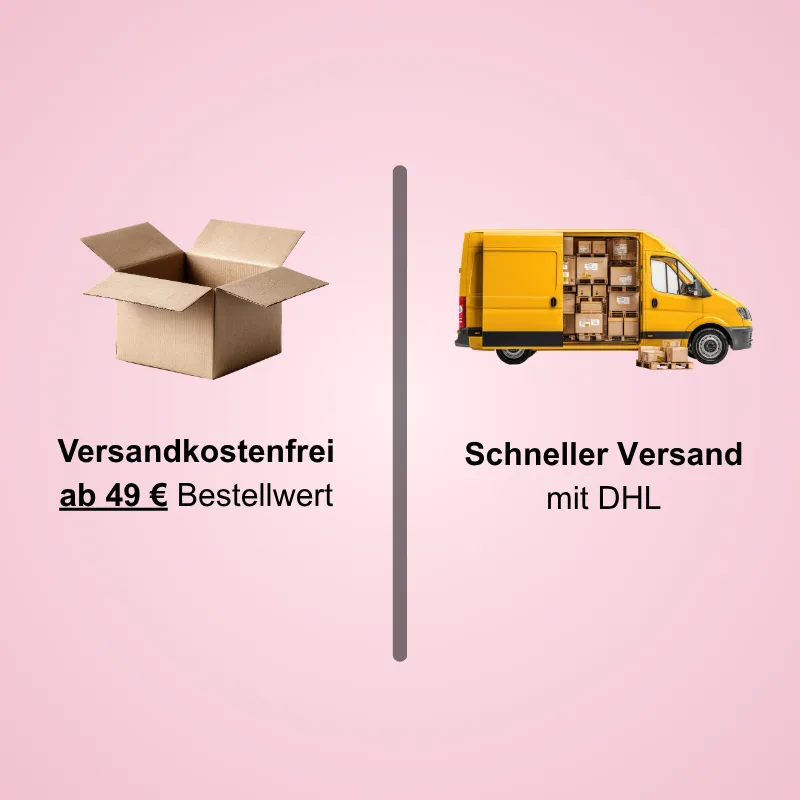Kostenloser Versand ab 49€ per DHL