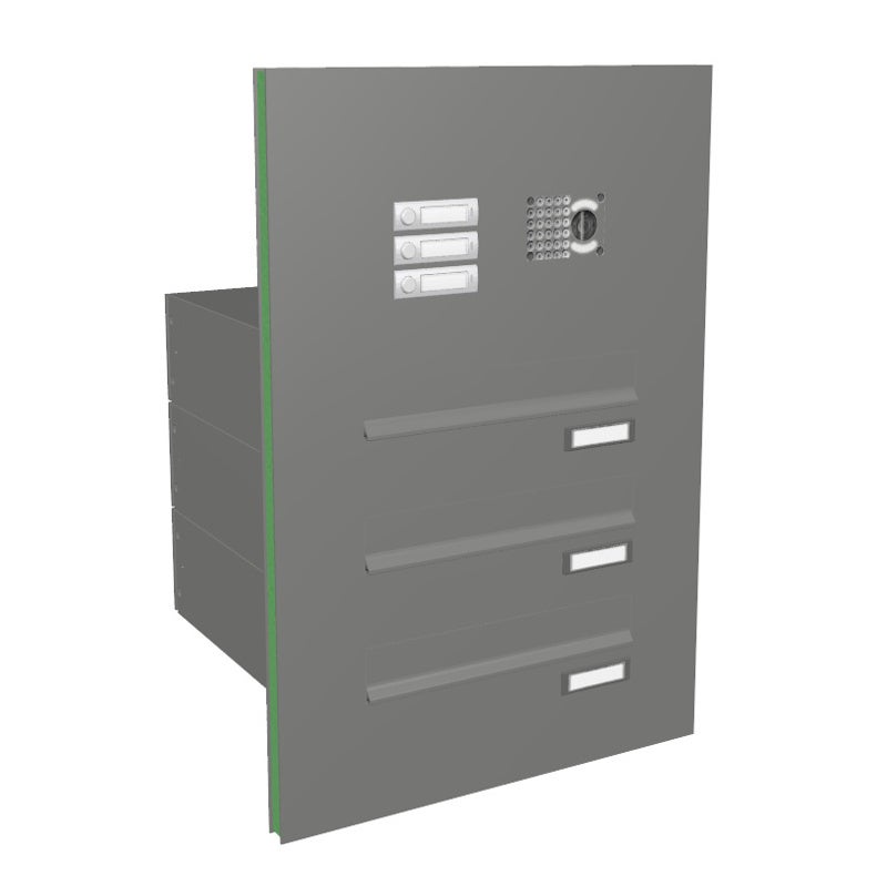 Türseitenteil Briefkastenanlage mit Kamera TB5