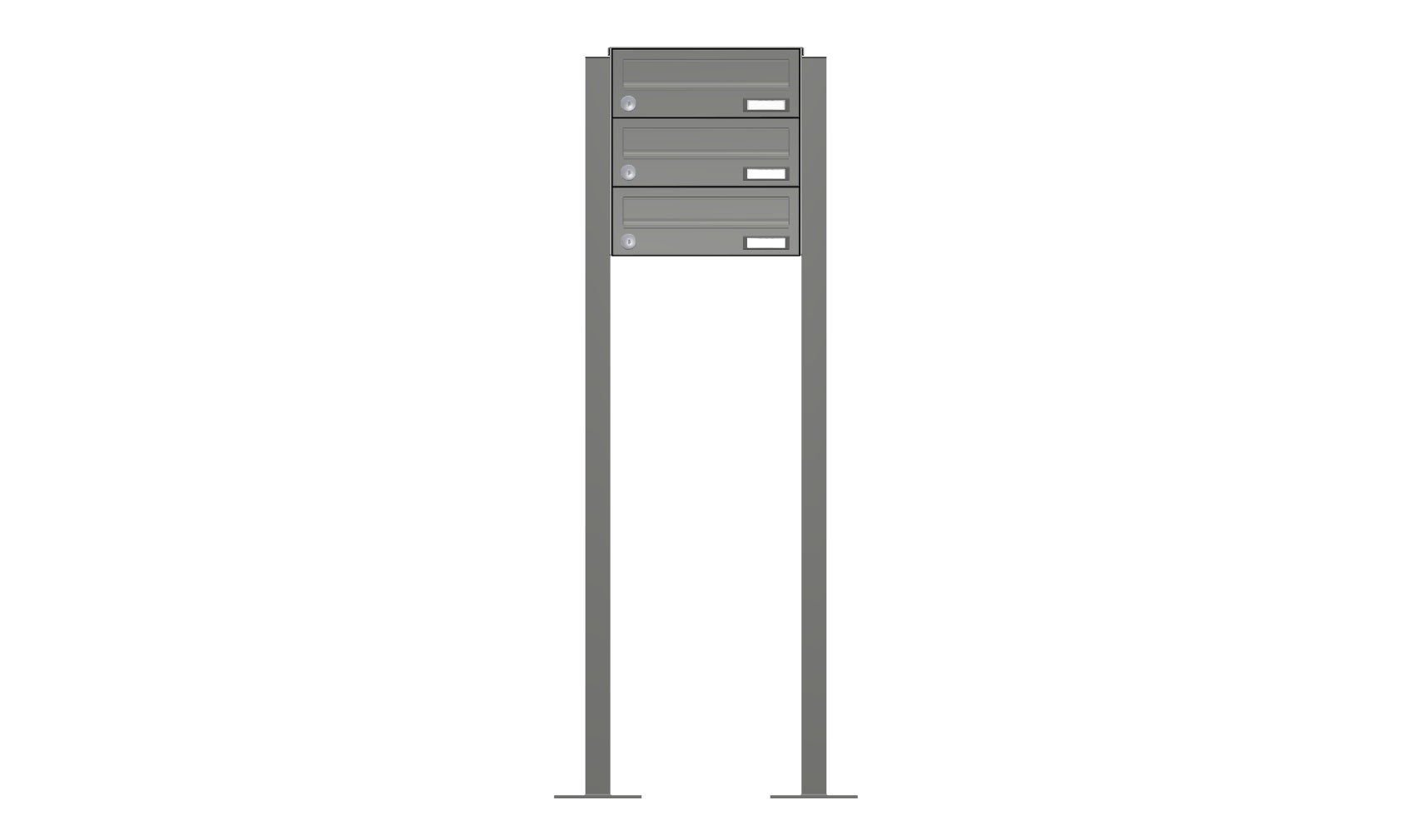 Freistehende Briefkastenanlage FS40H