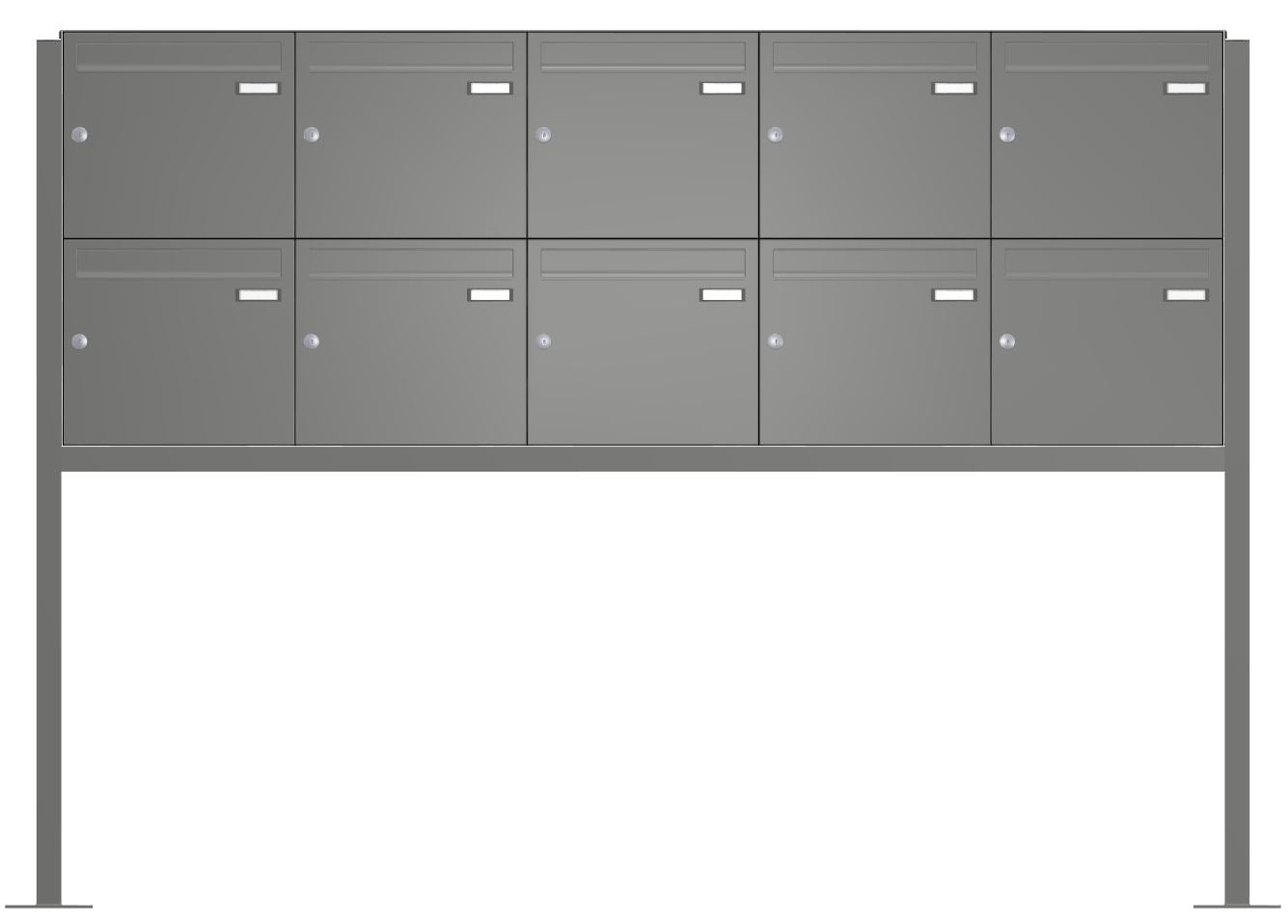 Briefkastenanlage freistehend A