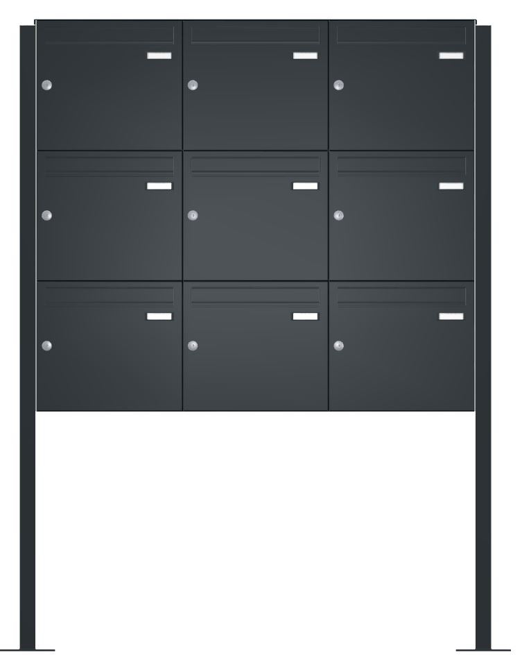 Briefkastenanlage freistehend A