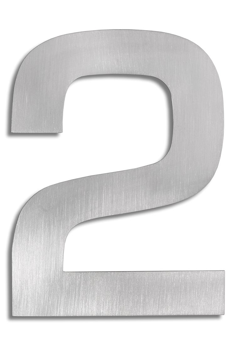 Blomus Hausnummer 2 SIGNO Edelstahl