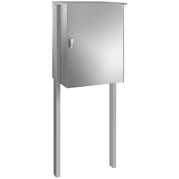 KNOBOX4-FS244-VA2 P12 Stand Paketkasten Edelstahl Groß