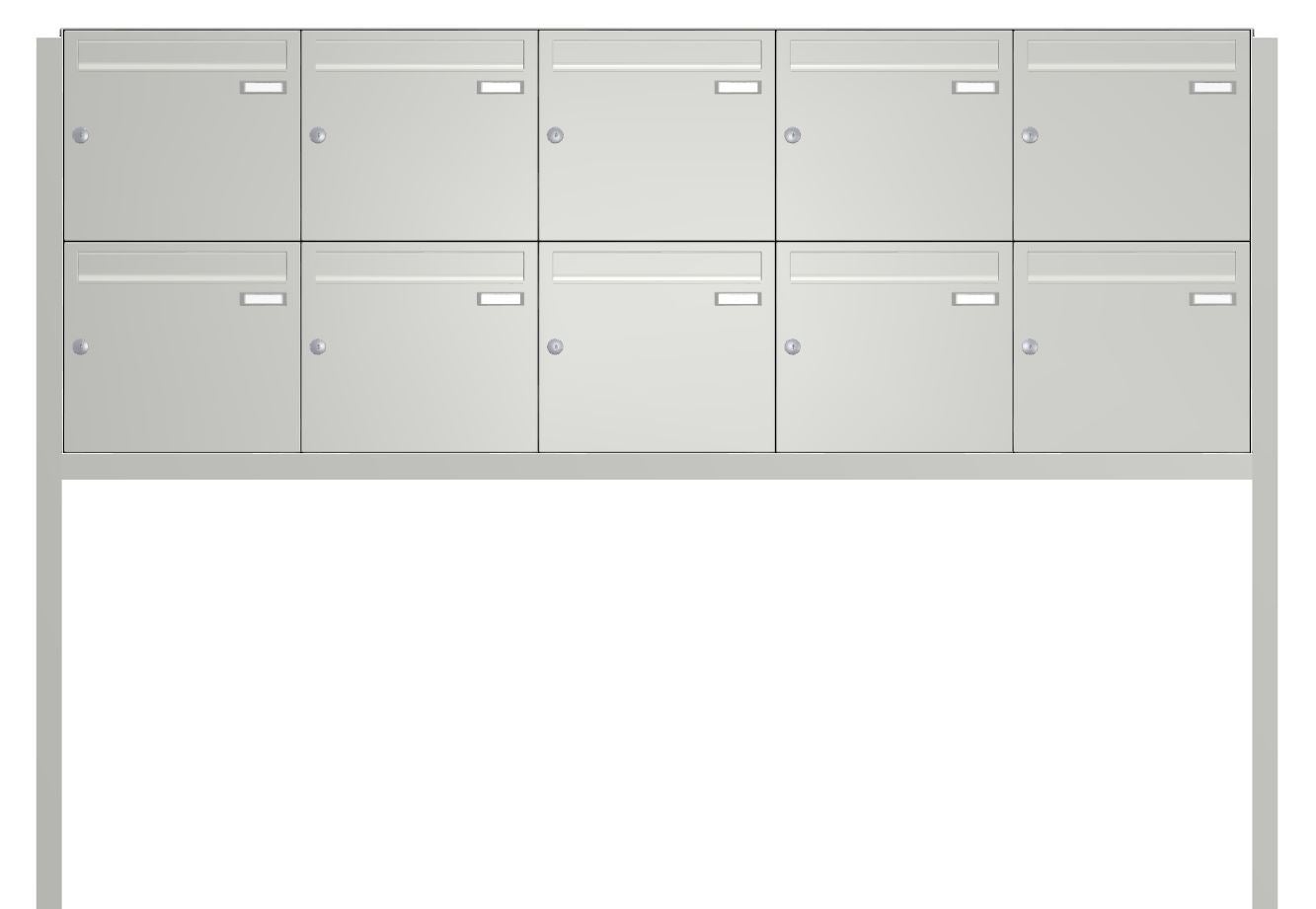 Briefkastenanlage freistehend A