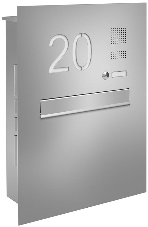 Z3-zaunbriefkasten-mit-klingel Z3 Zaunbriefkasten mit Klingel + Hausnummer