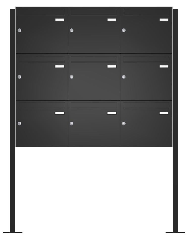 Briefkastenanlage freistehend A