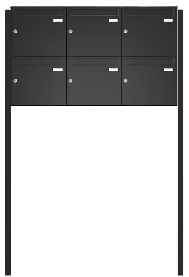 Briefkastenanlage freistehend A