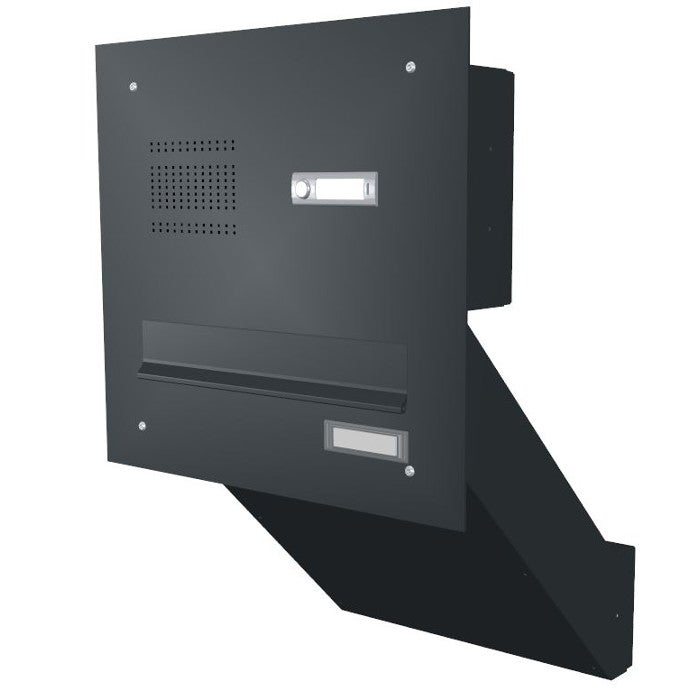 Knobloch  Mauerdurchwurf-Briefkasten mit Klingel MK1